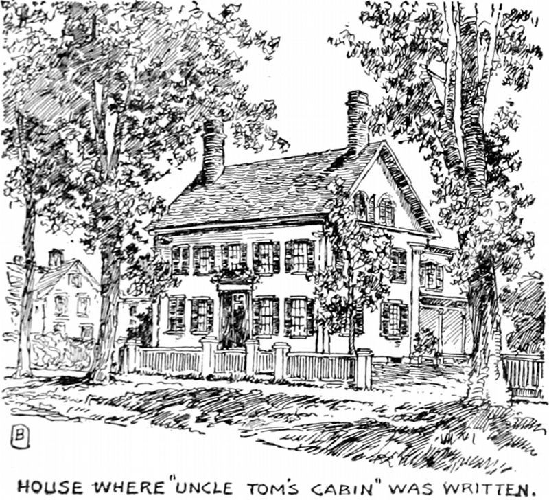 House where “Uncle Tom's Cabin” was written image. Click for full size.