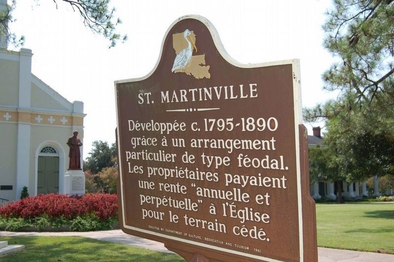 St. Martinville Marker image. Click for full size.