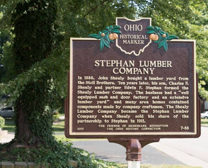 Stephan Lumber Company Face of Marker image. Click for full size.