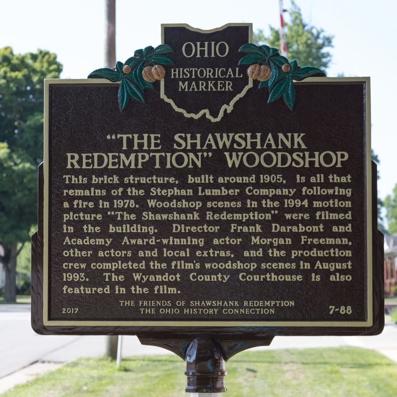 “The Shawshank Redemption” Woodshop Face of Marker. Click for full size. “The Shawshank Redemption” Woodshop Face of Marker image. Click for full size.