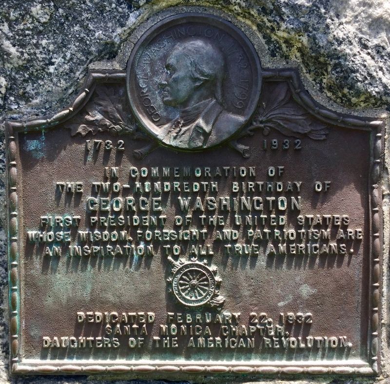George Washington Marker. Click for full size. George Washington Marker image. Click for full size.