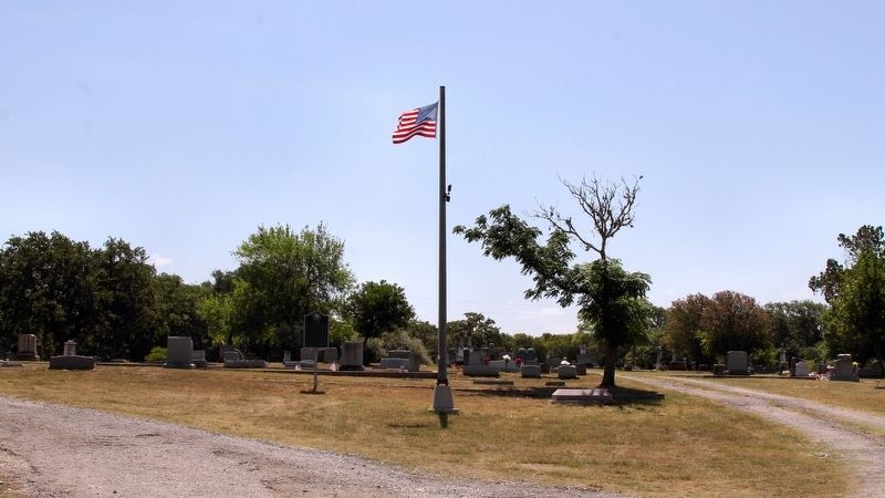 Kyle Cemetery Marker Area image. Click for full size.