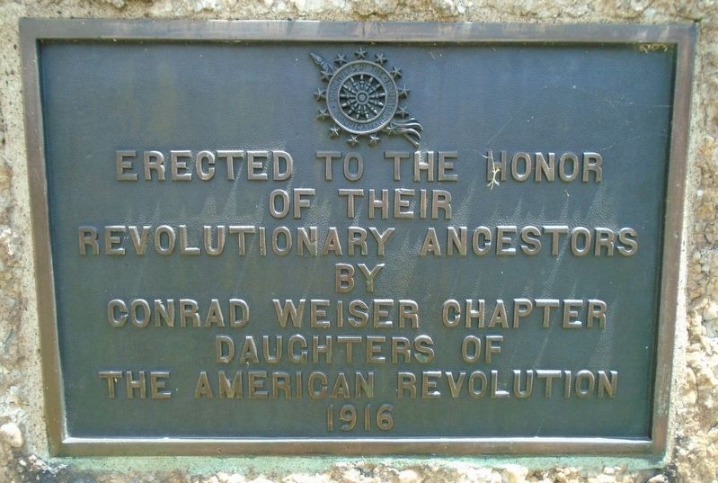 Revolutionary War Memorial Marker. Click for full size. Revolutionary War Memorial Marker image. Click for full size.