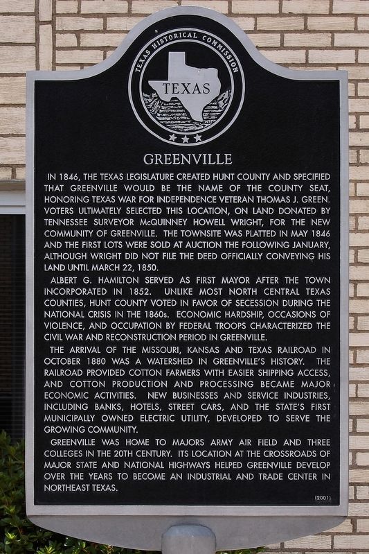 Greenville Marker image. Click for full size.