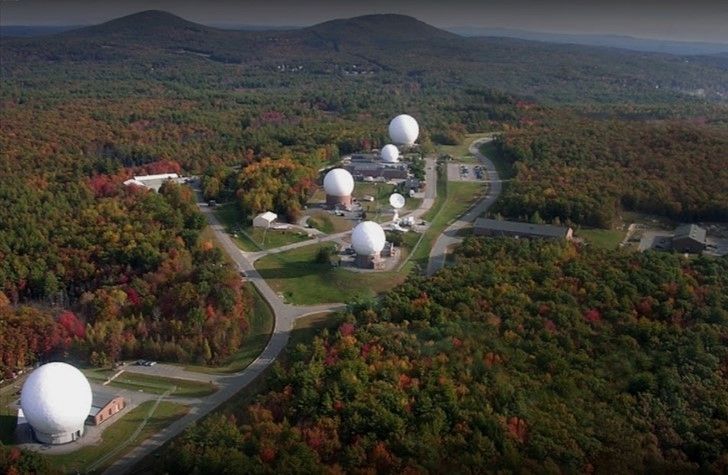 New Boston Space Command Tracking Station image. Click for full size.