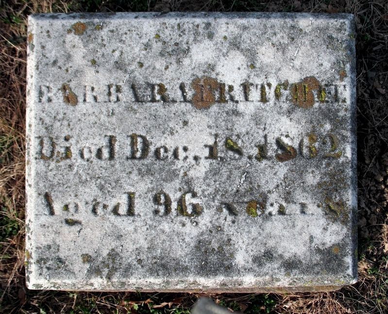 Barbara Fritchie<br>Died Dec. 18, 1862<br>Aged 96 Years image. Click for full size.