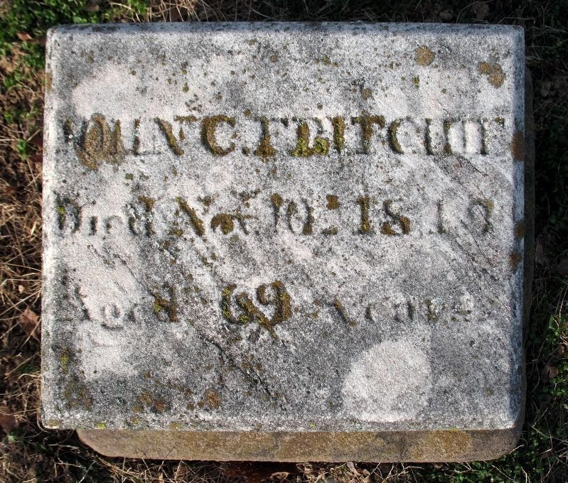 John C. Fritchie<br>Died Nov. 10 1849<br>Aged 69 Years image. Click for full size.
