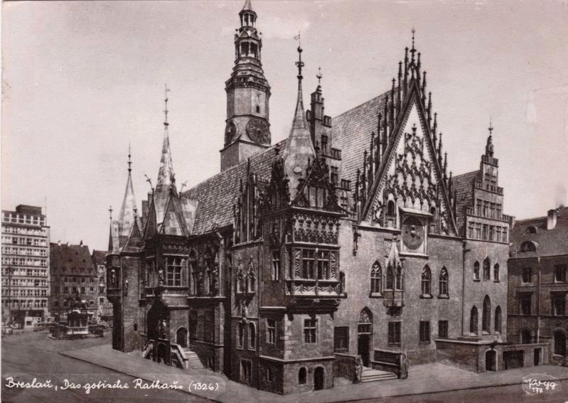 <i>Breslau, the old City Hall</i> image. Click for full size.