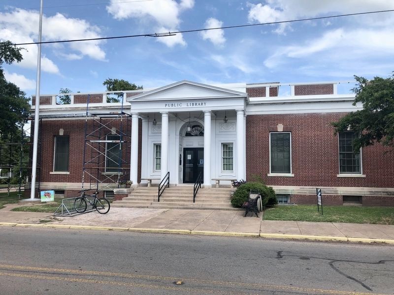 Former Commerce Post Office, now Public Library.. Click for full size. Former Commerce Post Office, now Public Library. image. Click for full size.