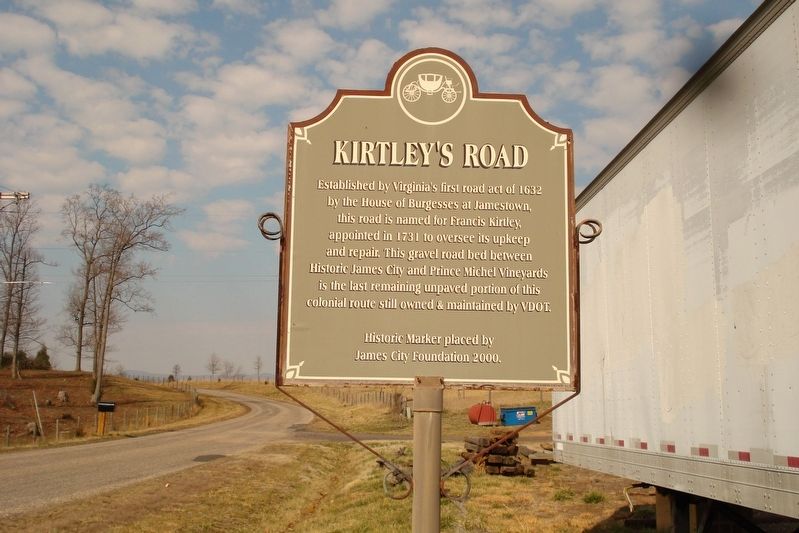 Kirtley Road Marker image. Click for full size.