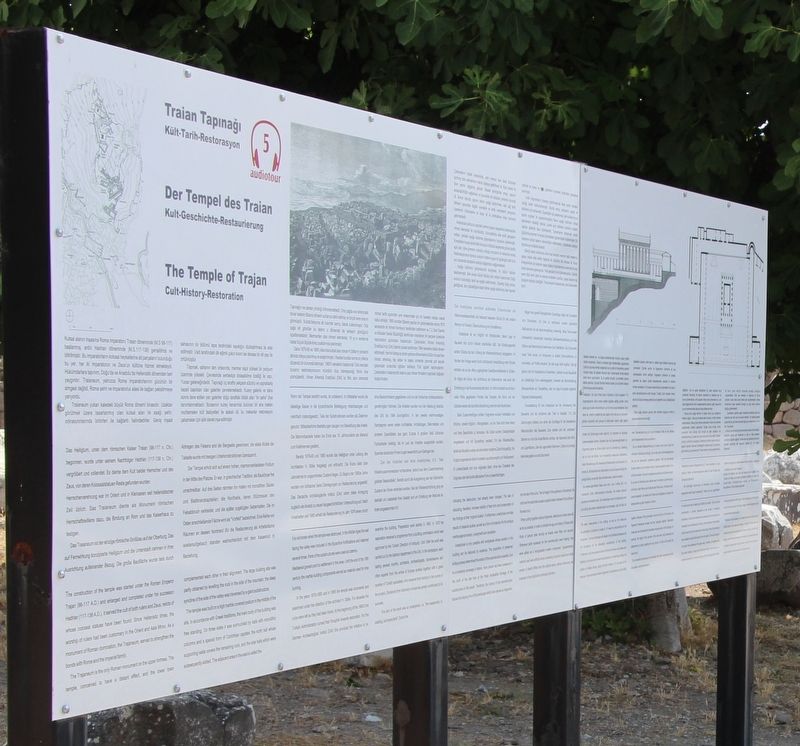 The Temple of Trajan Marker. Click for full size. The Temple of Trajan Marker image. Click for full size.