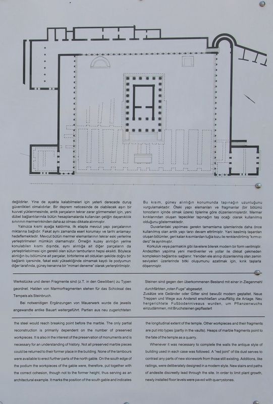 The Temple of Trajan Marker. Click for full size. The Temple of Trajan Marker image. Click for full size.