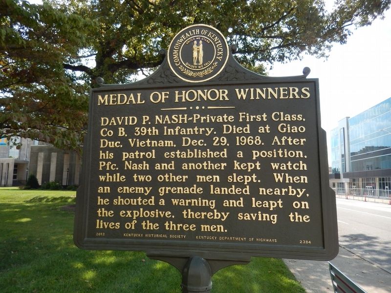 Medal of Honor Winners Marker (<i>side 2</i>) image. Click for full size.