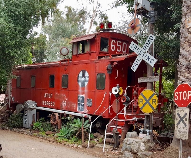 Santa Fe Caboose image. Click for full size.