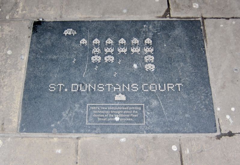 St. Dunstan's Court Marker image. Click for full size.