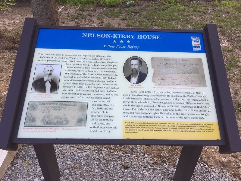 NELSON-KIRBY HOUSE Marker image. Click for full size.