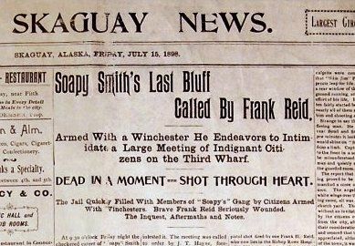 The <i>Skaguay News,</i> Friday, July 15, 1898 image. Click for full size.