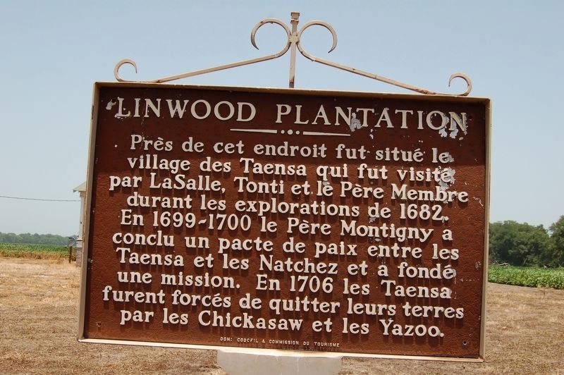 Linwood Plantation Marker image. Click for full size.