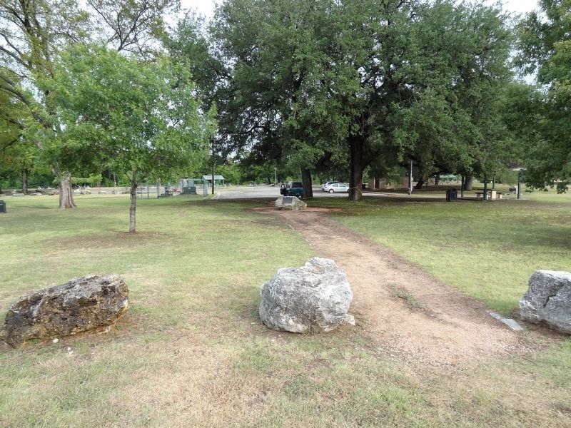 San Gabriel Park Marker. Click for full size. San Gabriel Park Marker image. Click for full size.