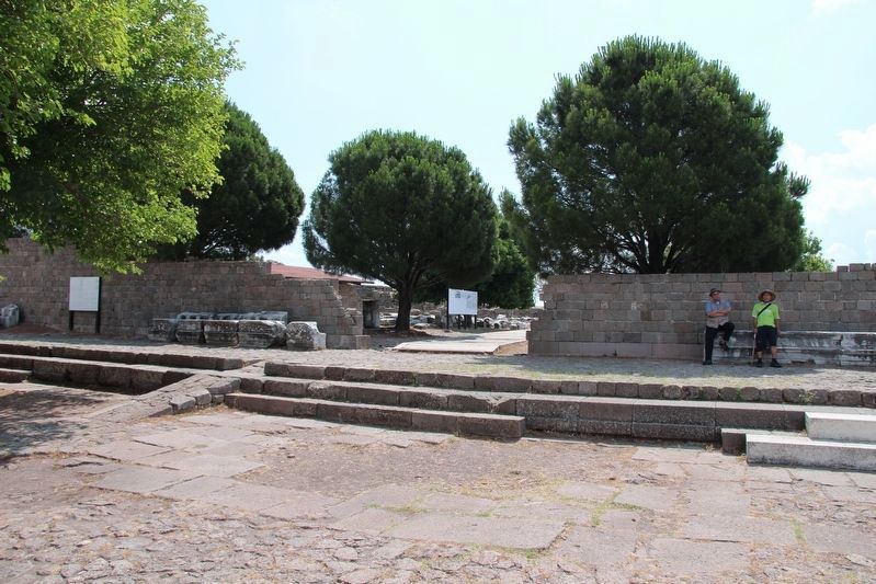 The Temple of Trajan Marker. Click for full size. The Temple of Trajan Marker image. Click for full size.