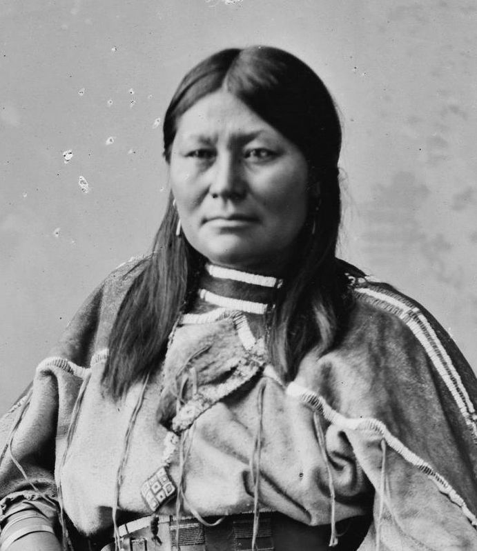 Second wife of Chief Ouray, Chipeta or White Singing Bird (1843 or 1844 – August 1924) image. Click for full size.