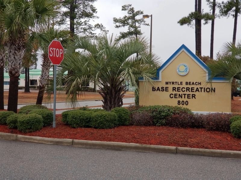 Recreation Center Signage image. Click for full size.