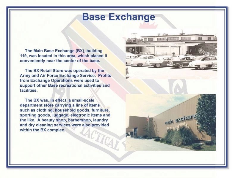Base Exchange Building image. Click for full size.