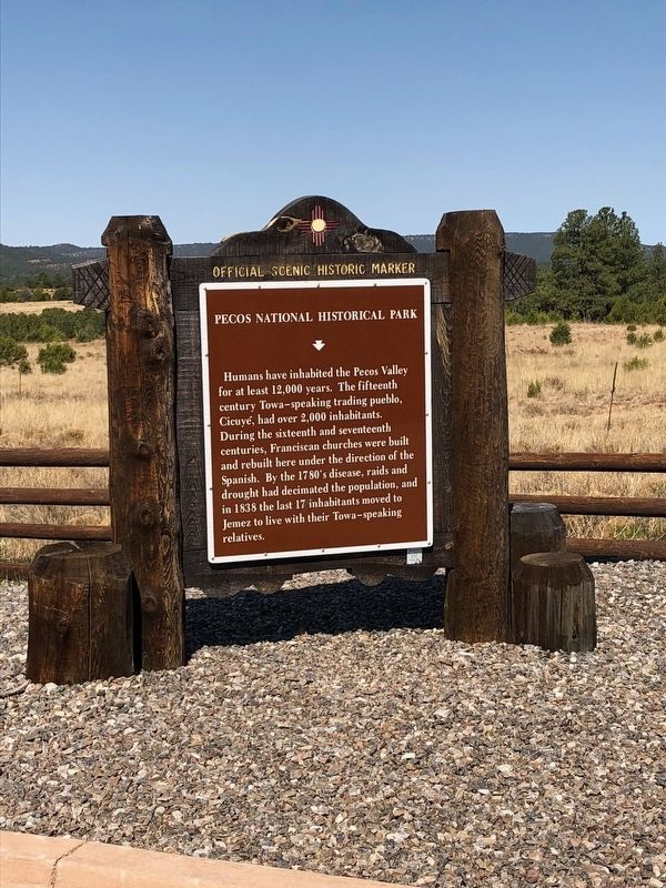 Pecos National Historical Park Marker image. Click for full size.