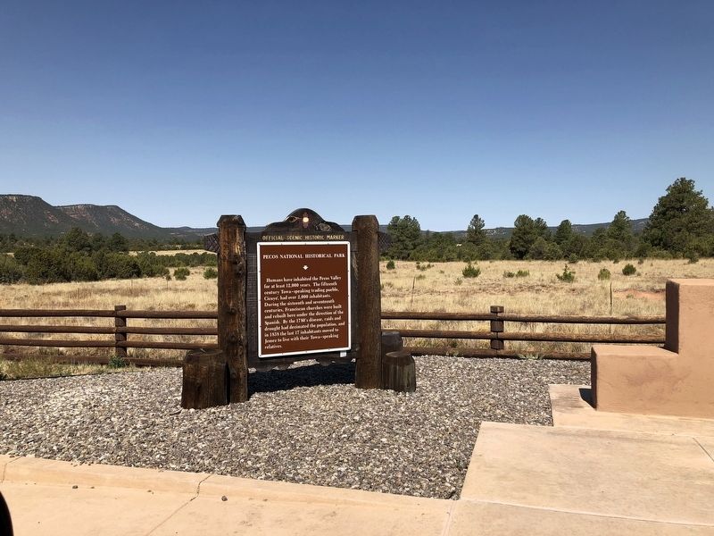 Pecos National Historical Park Marker image. Click for full size.