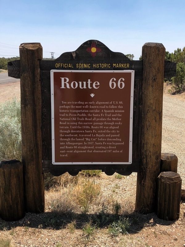 Route 66 Marker image. Click for full size.
