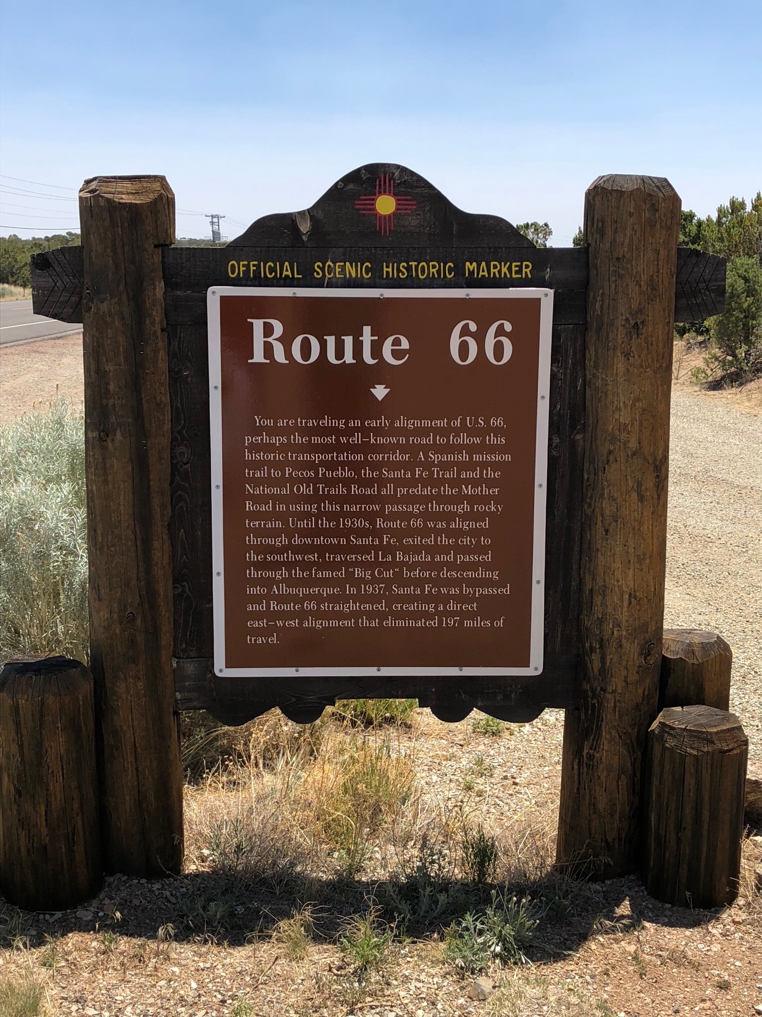 Route 66 Marker