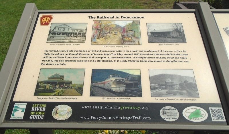 The Railroad in Duncannon Marker. Click for full size. The Railroad in Duncannon Marker image. Click for full size.