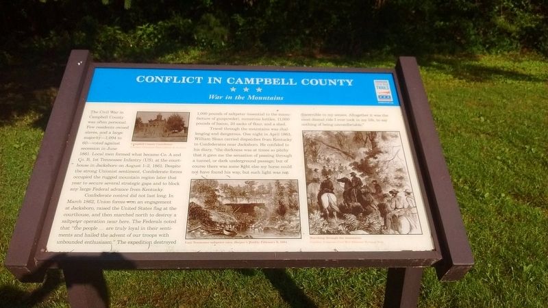 Conflict in Campbell County Marker image. Click for full size.