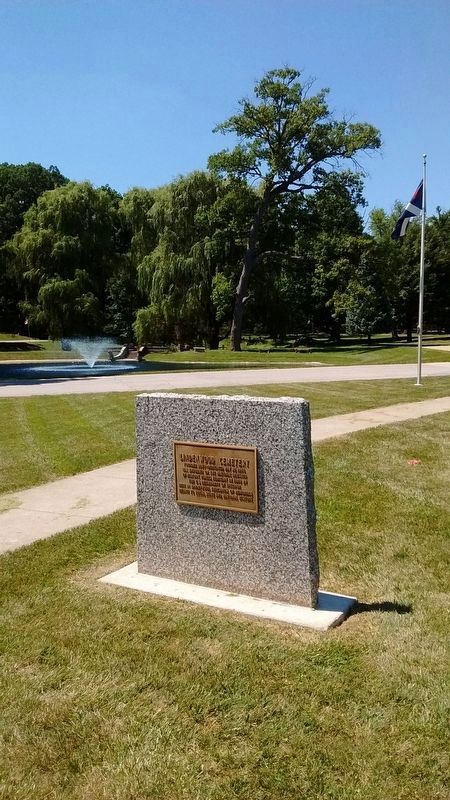 Lindenwood Cemetery Marker. Click for full size. Lindenwood Cemetery Marker image. Click for full size.