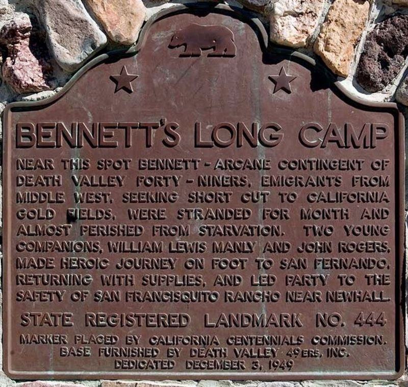 Bennett-Arcan Long Camp Marker image. Click for full size.