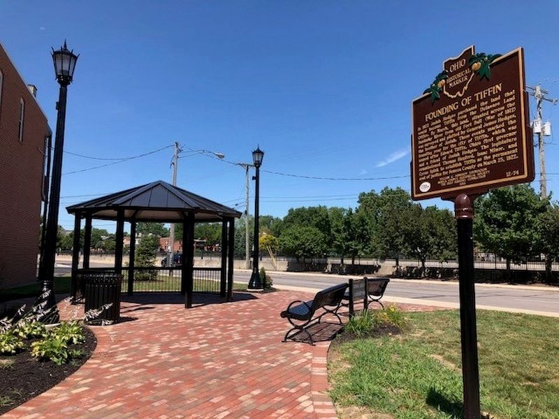 Founding of Tiffin Marker. Click for full size. Founding of Tiffin Marker image. Click for full size.