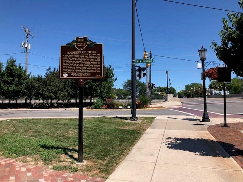 Founding of Tiffin Marker. Click for full size. Founding of Tiffin Marker image. Click for full size.