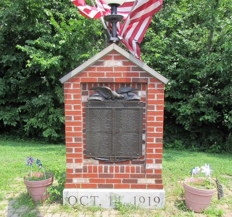 Honor Roll 1918 Marker. Click for full size. Honor Roll 1918 Marker image. Click for full size.