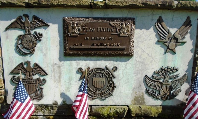 Veterans Memorial Flag Pole Marker. Click for full size. Veterans Memorial Flag Pole Marker image. Click for full size.