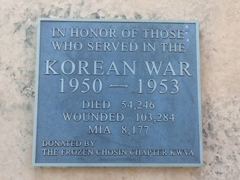Korean War Marker image. Click for full size.