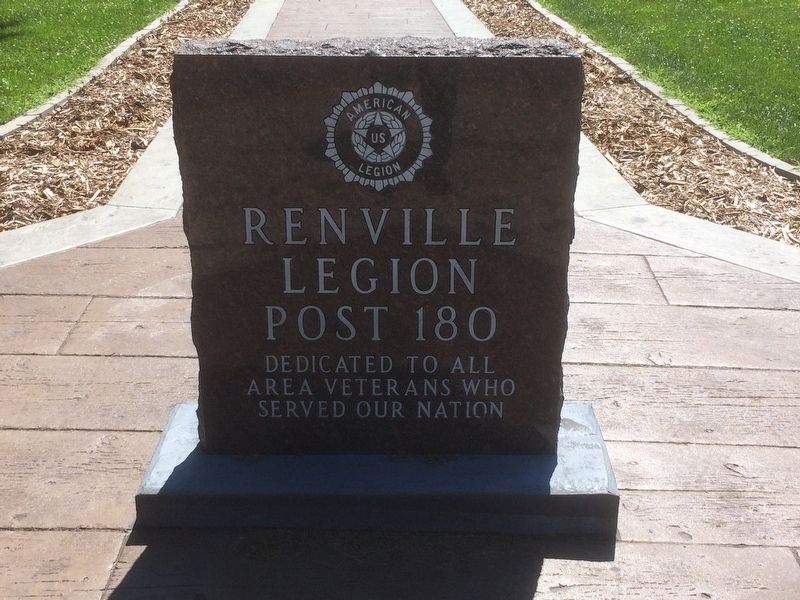 Renville Legion Post 180 Marker image. Click for full size.