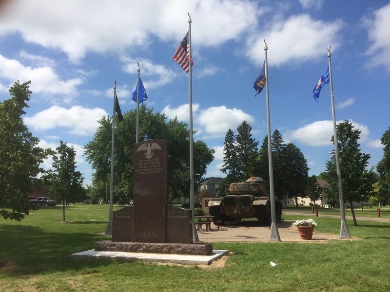 Sibley County, Minnesota Veterans Memorial Marker image. Click for full size.