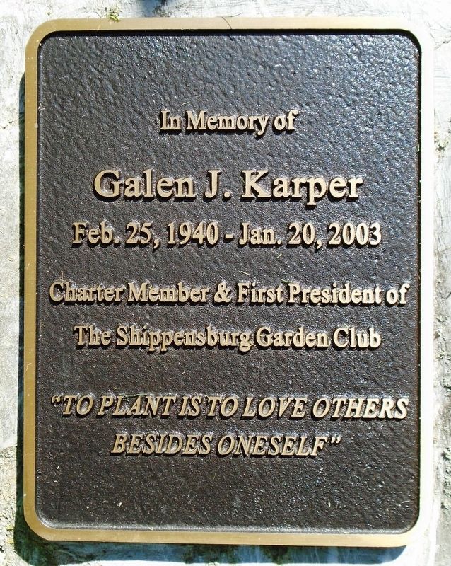 Galen J. Karper Marker image. Click for full size.