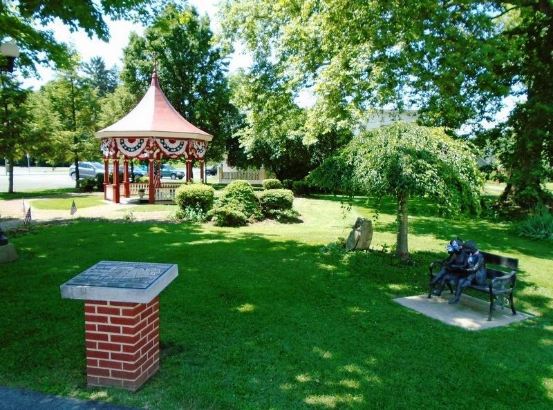 Galen J. Karper and Historic Preservation District Markers. Click for full size. Galen J. Karper and Historic Preservation District Markers image. Click for full size.