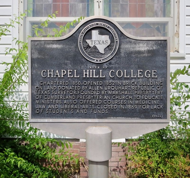 Site of Chapel Hill College Marker. Click for full size. Site of Chapel Hill College Marker image. Click for full size.
