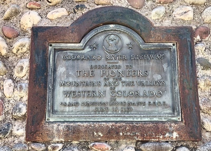 Colorado River Highway Marker. Click for full size. Colorado River Highway Marker image. Click for full size.
