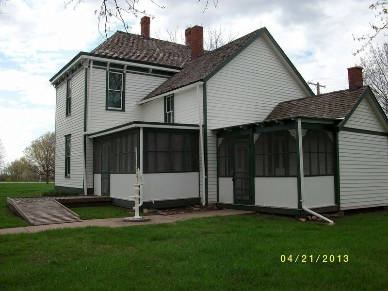 Back of Truman Farm Home. Click for full size. Back of Truman Farm Home image. Click for full size.