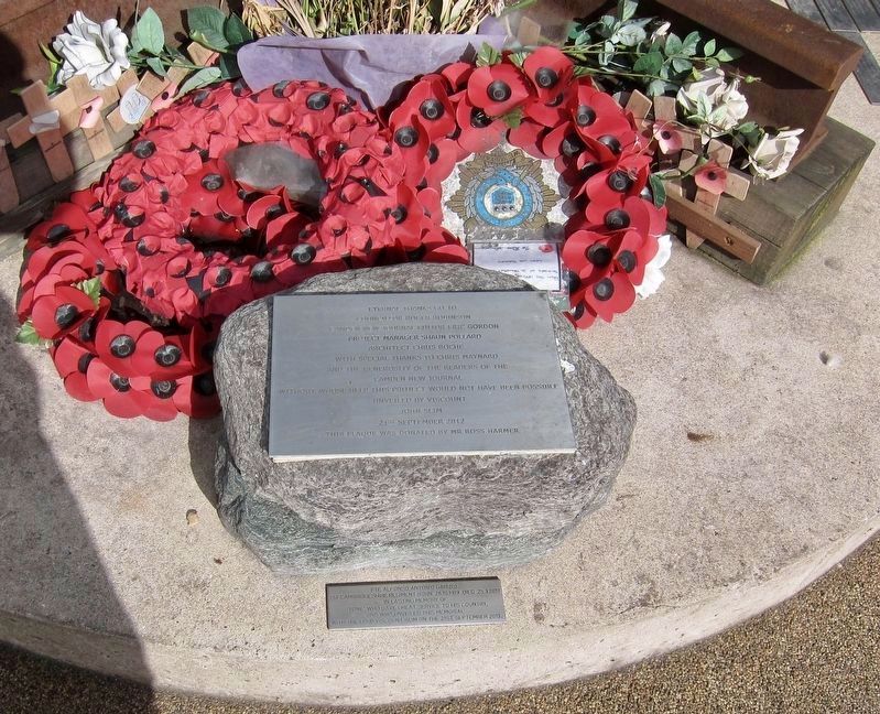 Burma Railway Memorial Marker - additional plaques. Click for full size. Burma Railway Memorial Marker - additional plaques image. Click for full size.