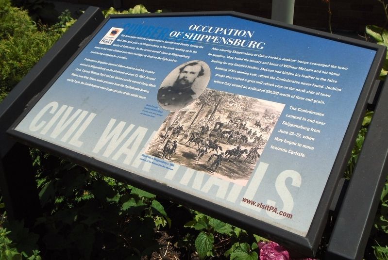 Occupation of Shippensburg Marker. Click for full size. Occupation of Shippensburg Marker image. Click for full size.