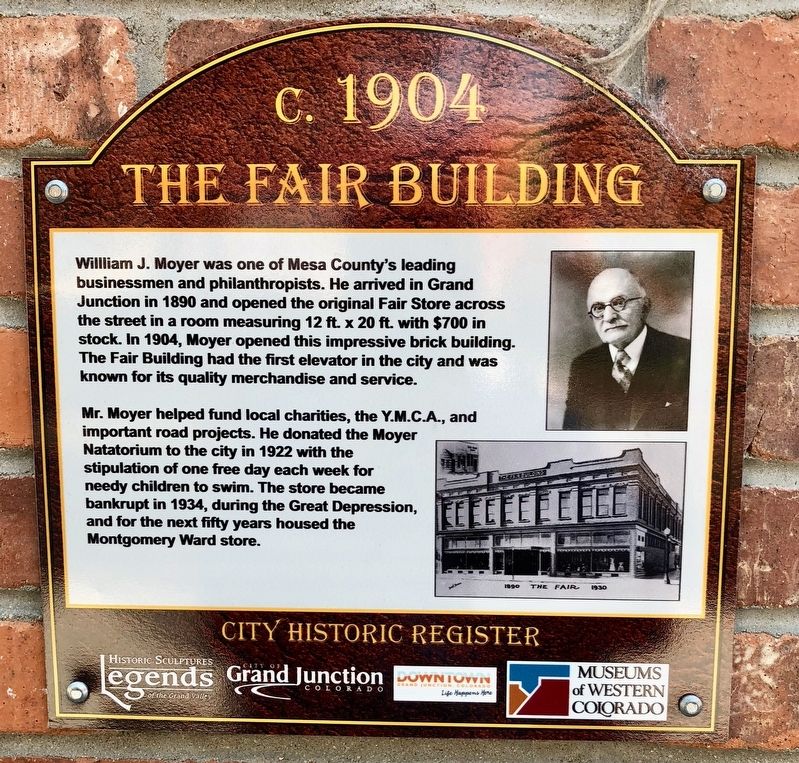 The Fair Building Marker. Click for full size. The Fair Building Marker image. Click for full size.